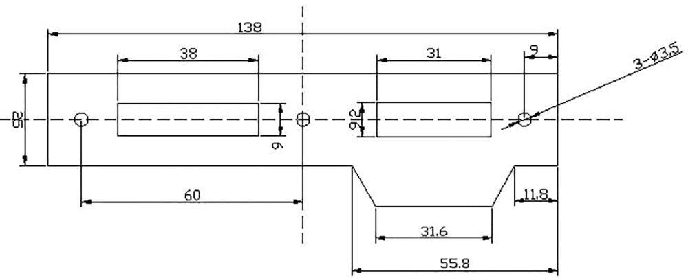 Contropiastra a bordo quadro (E0260B)