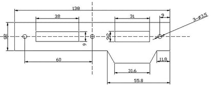 Contropiastra a bordo quadro (E0260B)